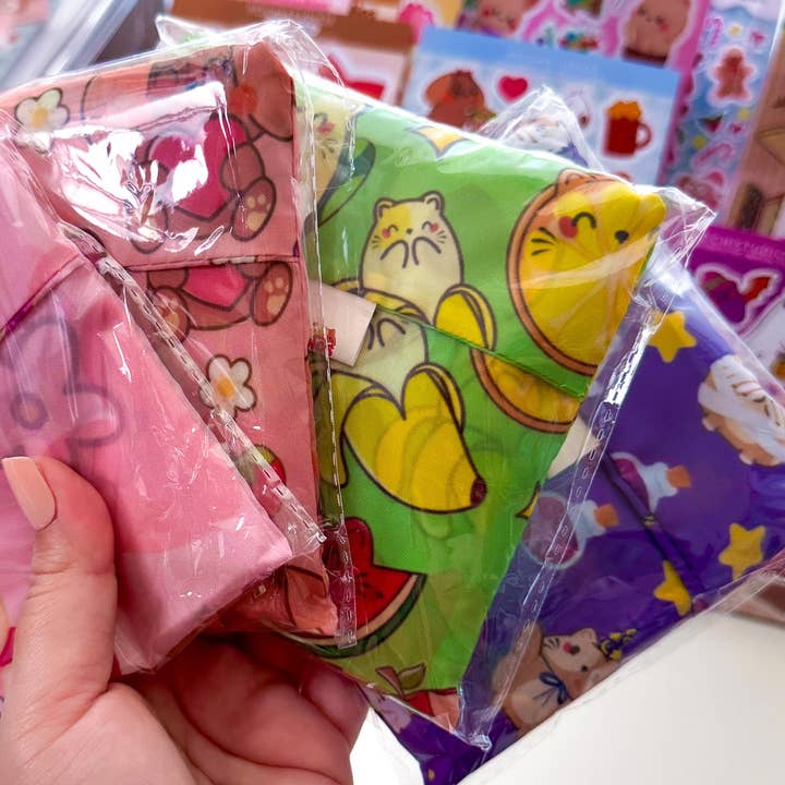 Pochistudios - Wholesale Grocery/Shopping Bag - Foldable Reusable Nylon Shopping Bag "Choose your Favorite!"6