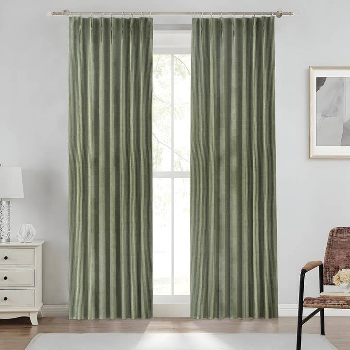 Stilfullt tryckt tjockt linneplisserat fönster - Leheriya för wholesale av Fabdivine