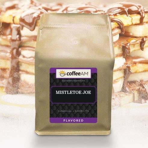 Mistletoe Joe Flavored Coffee for wholesale by CoffeeAM
