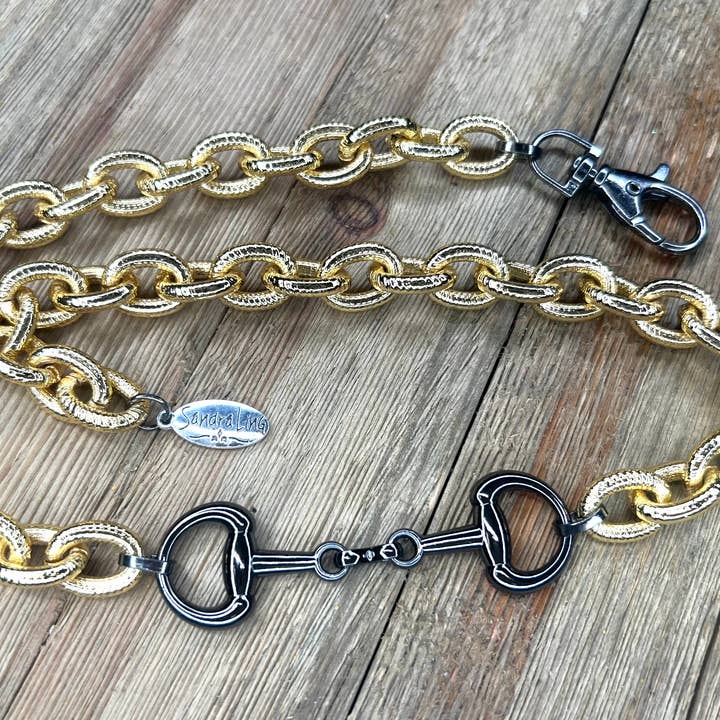 Sandra Ling Designs - Wholesale Link & Chain Necklace - Bit of Bronze, Silver & Gold Necklace1