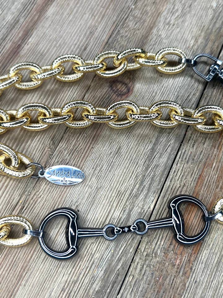 Collier en Bronze, Argent et Or pour la vente par Sandra Ling Designs