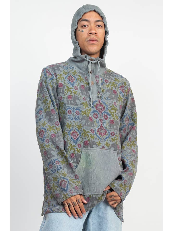 Lakhays Collection Inc. - Wholesale Hoodie - Women's - Elephant Sanctuary Baja Hoodie1