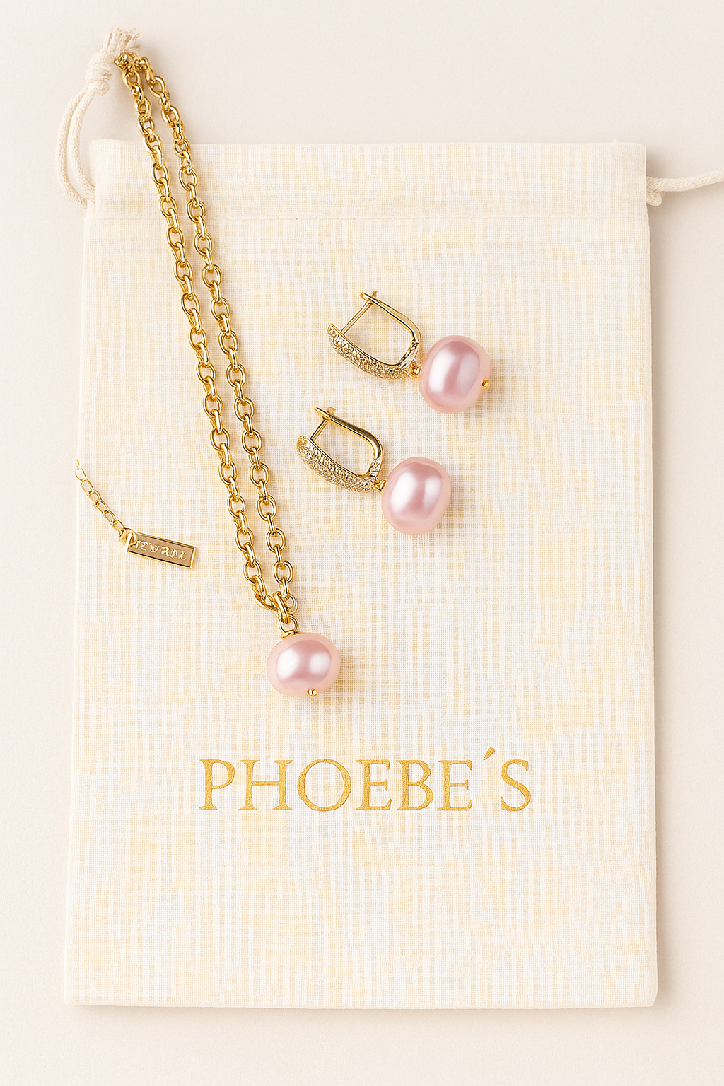 PHOEBE´S - Wholesale Jewelry Set - Set of jewelry with natural pearls0