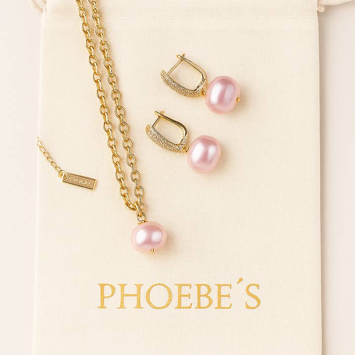 PHOEBE´S - Wholesale Jewelry Set - Set of jewelry with natural pearls
