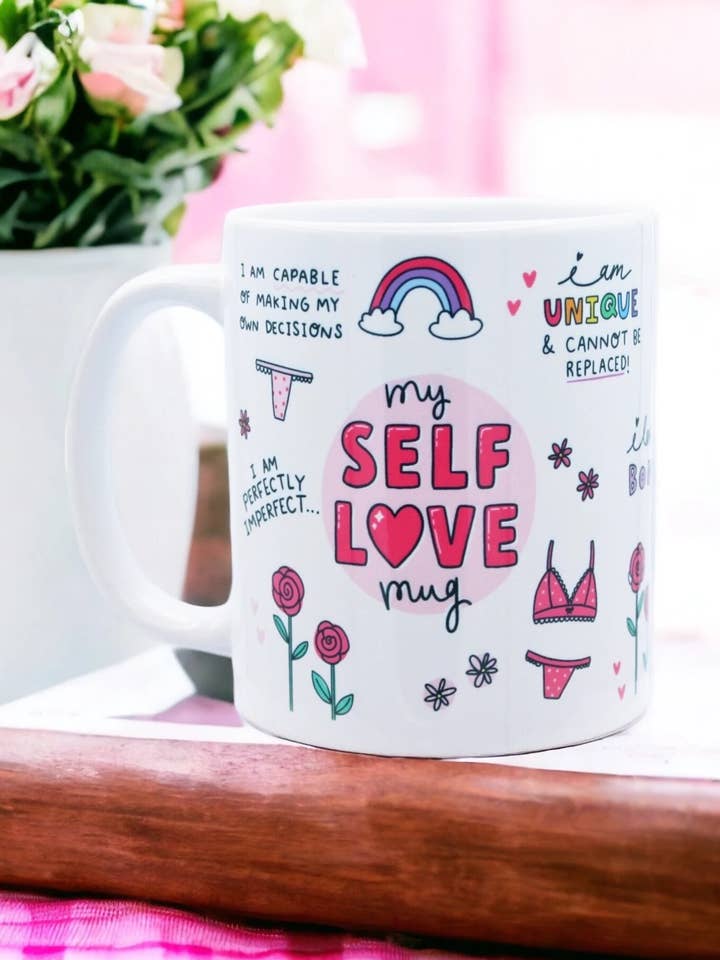 SELF LOVE Mug - Self Care | Best Friend Gift | Empowerment for wholesale by Feel Good Gift co.
