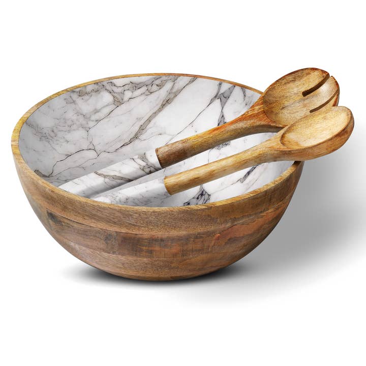 Marble 12" Decorative Bowl Item 1-27 for wholesale by My Casita