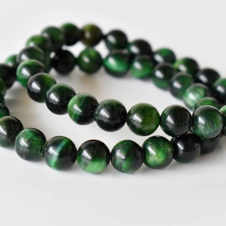 Soothing Crystals – Großhandel Perlenarmband – Heilungsarmband | Tigerkatzenauge grüne Edelsteinarmbänder