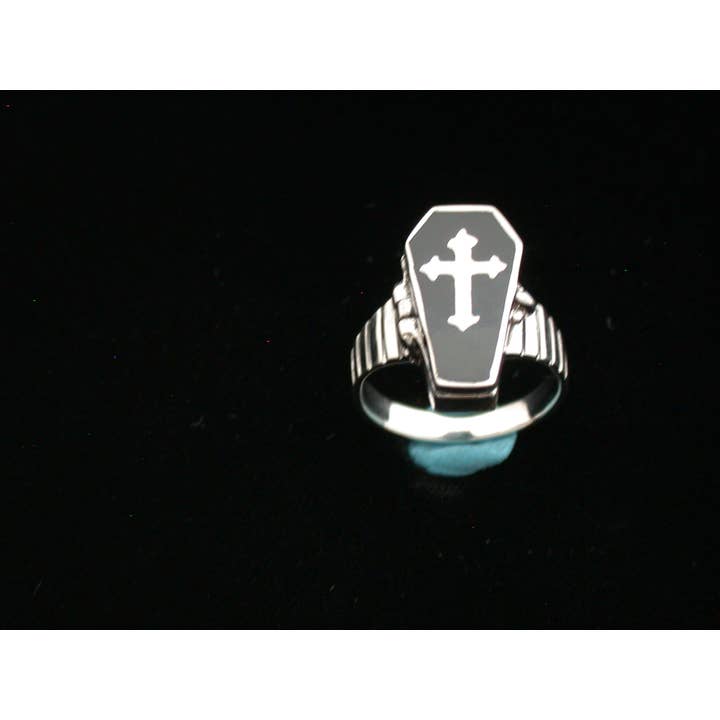 Zeppo Merchandisers Inc - Wholesale Multi-Finger Ring - Sterling Silver Casket Poison Ring1