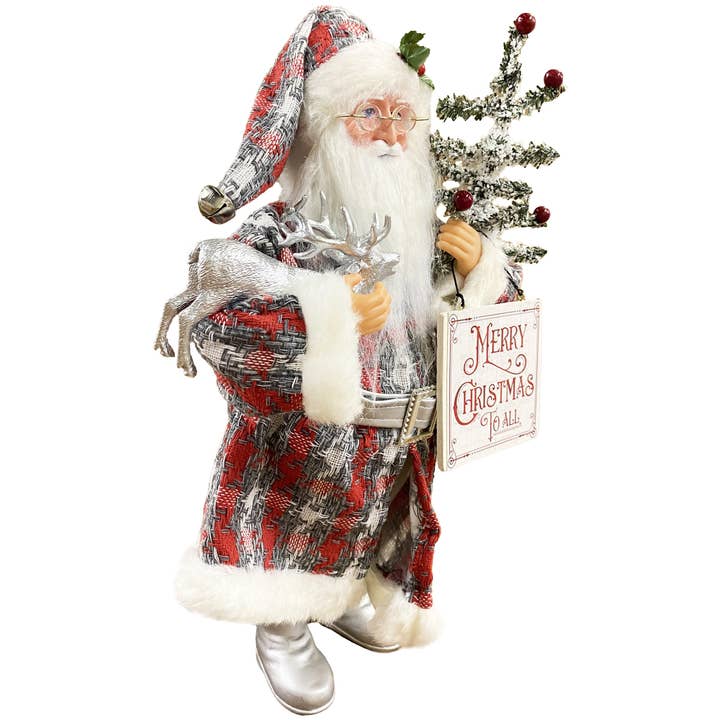 Santa’s Workshop Inc. - Wholesale Christmas Decoration - 15" Merry Xmas to All Claus1