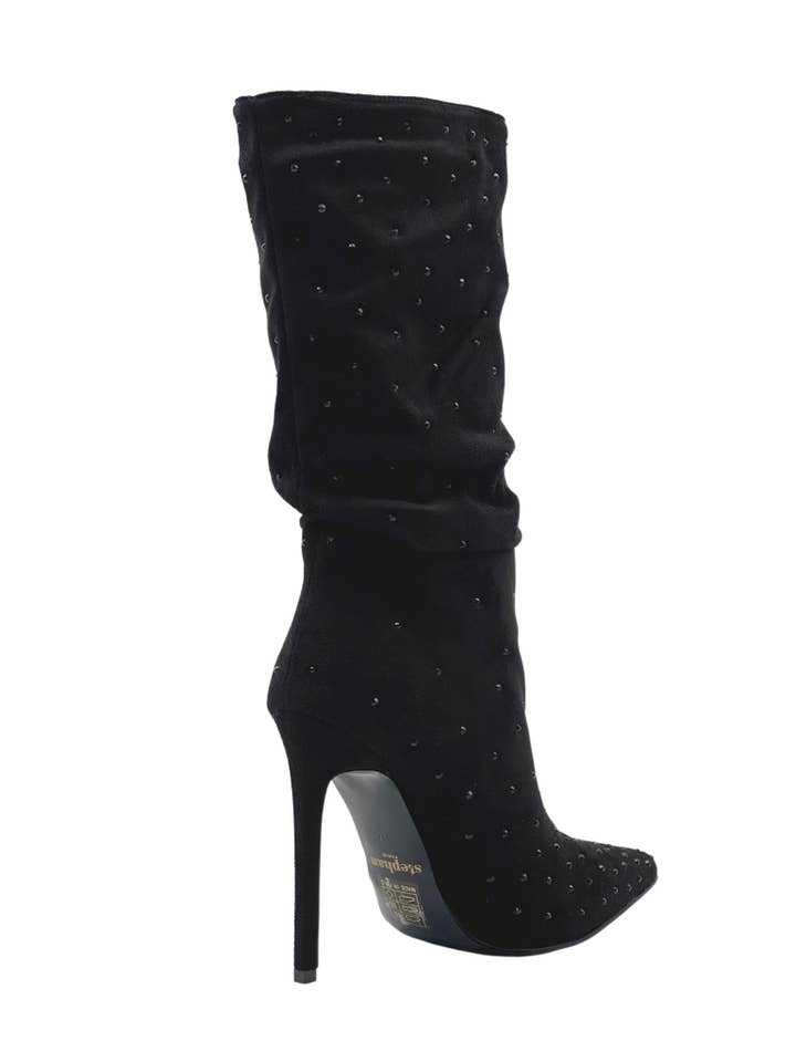 Stephan Paris - Wholesale Boots - Women's - C-270 rhinestone stiletto boots7