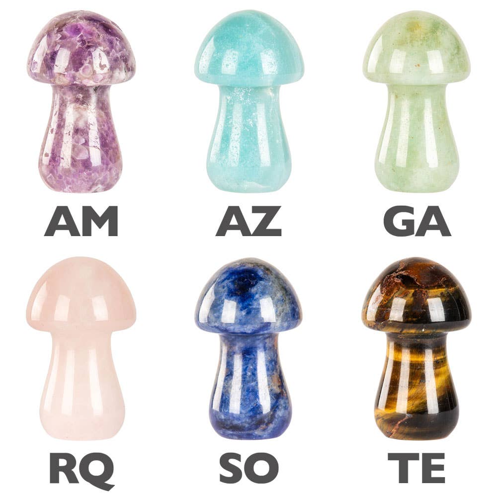 Benjamin International – wholesale Spiritual stone/crystal – Tall Crystal Mushrooms1
