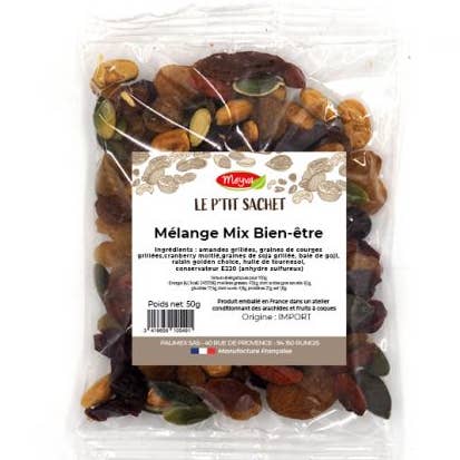 Meyva Wellness Mix 20 x 50 g Le Ptit zakje voor wholesale door MEYVA / PALIMEX