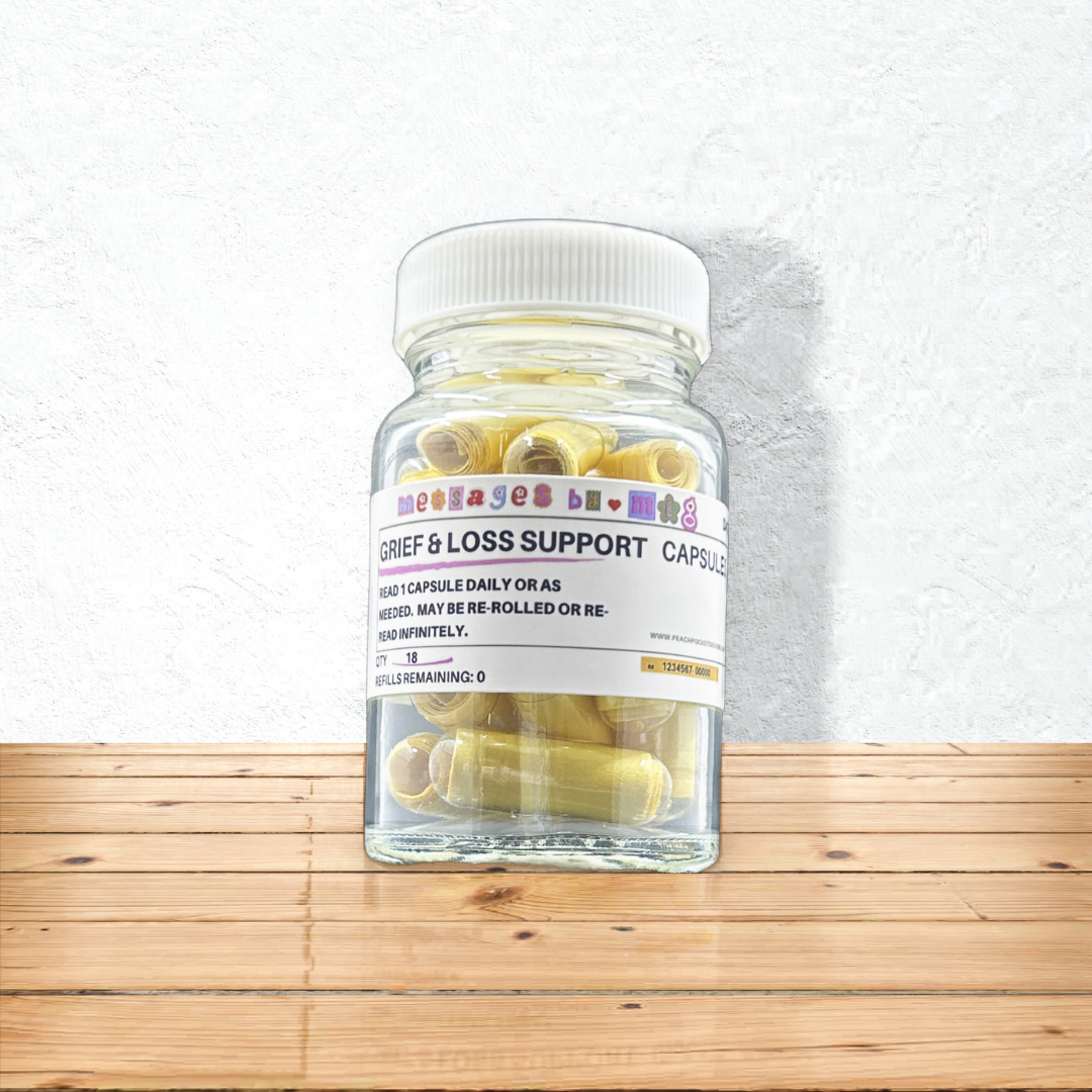 Messages By Meg - Wholesale Decorative Jar - Grief & Loss Support1