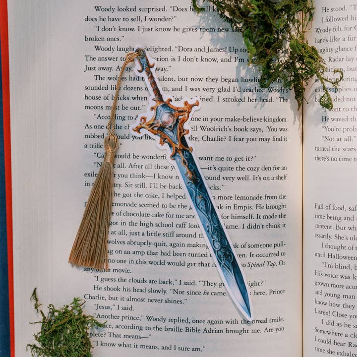 The Bookish Atelier - Wholesale Bookmark - Golden Dawn Sword Bookmark