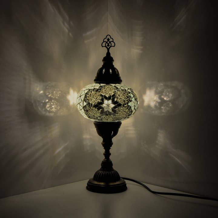 Turkish Lamp Depot - Wholesale Accent/Desk Lamp - Assorted Mosaic Turkish Lamps - 12 Pcs Bundle 3