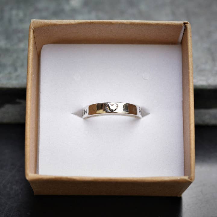 Anel de prata esterlina personalizado por atacado de RoxyLab