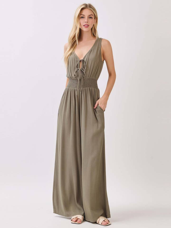 Tuta intera senza maniche a gamba larga - VJJ600002 per la vendita all'ingrosso da parte di Final Touch