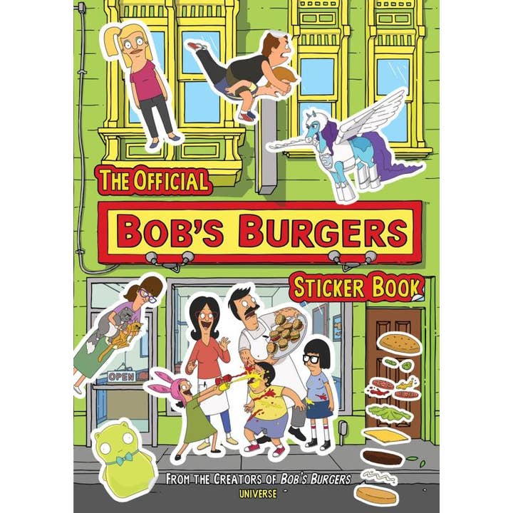 Official Bob's Burgers Sticker Book for wholesale by Microcosm Publishing & Distribution