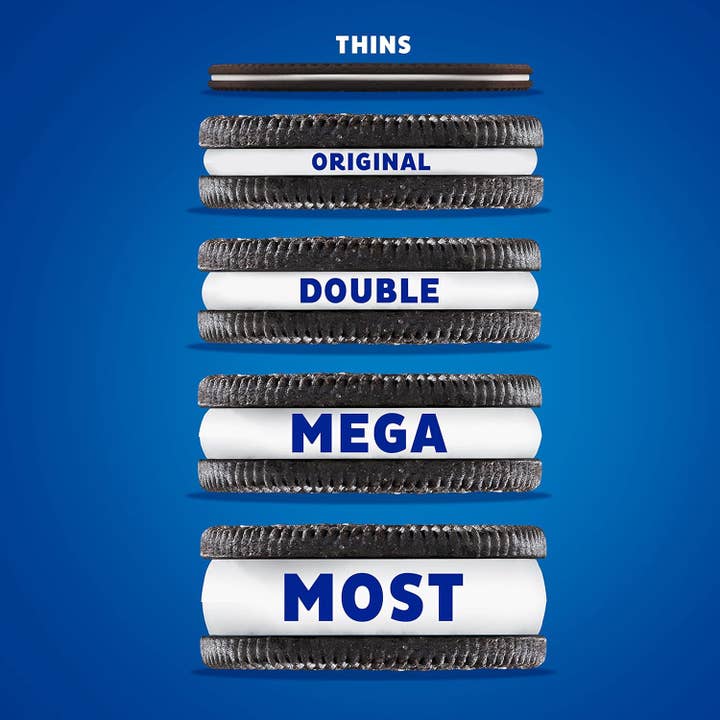 Snacky Candy - Wholesale Biscuit - Oreo Cookies Most Stuff 3 oz 12 count1