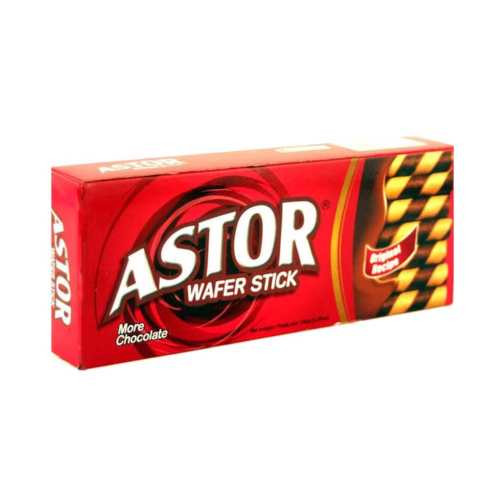 Astor Chocolate Wafer Sticks- 20 Packs/Case 5.29oz(150g) for wholesale by Takari International, Inc.