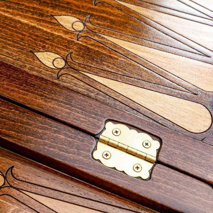 Hrachya Ohanyan – Großhandel Brettspiele – Handgemachte Backgammon-Verzierung (Nardi) 24 „x 24" x 2"