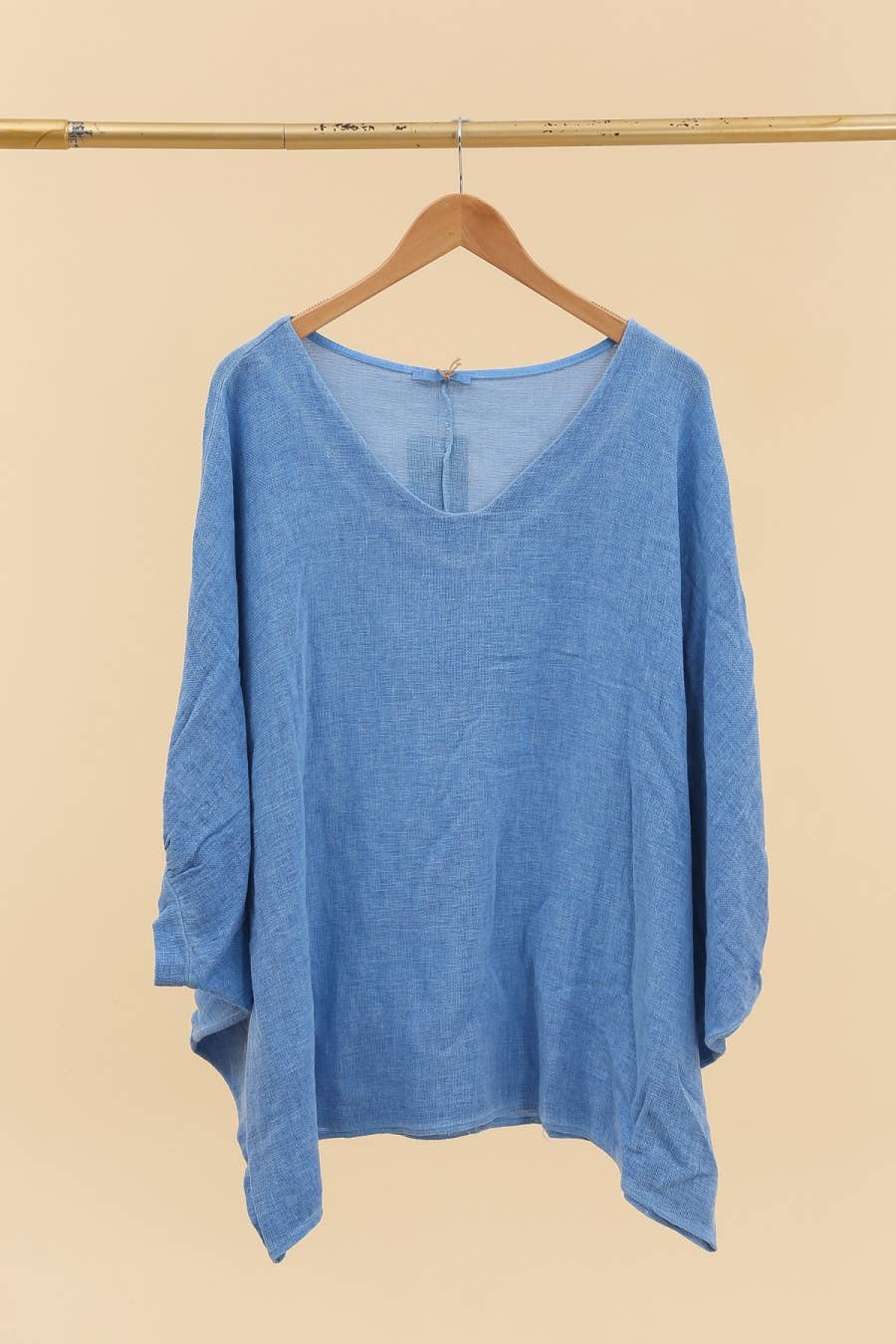 LÉA & LUC - Vente Tunique – femme - Blouse en 50% lin et 50% coton REF. 46528