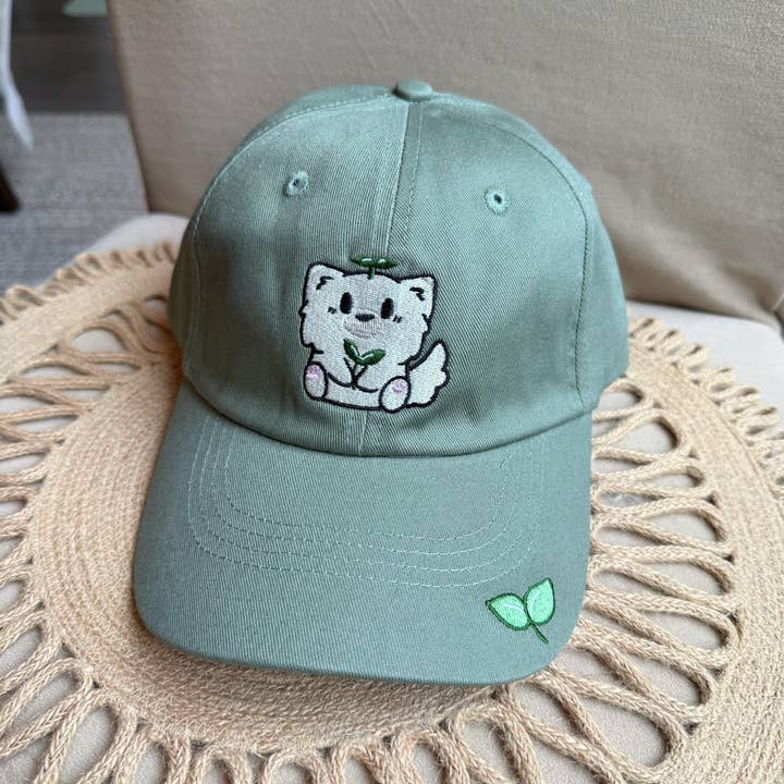 Matcha Shoob Baseball Cap for wholesale by Biscuitfloof Studios