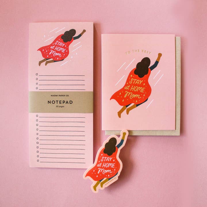 Naomi Paper Co. – Großhandel Muttertagskarten – Bleiben Sie zu Hause Mom Card2
