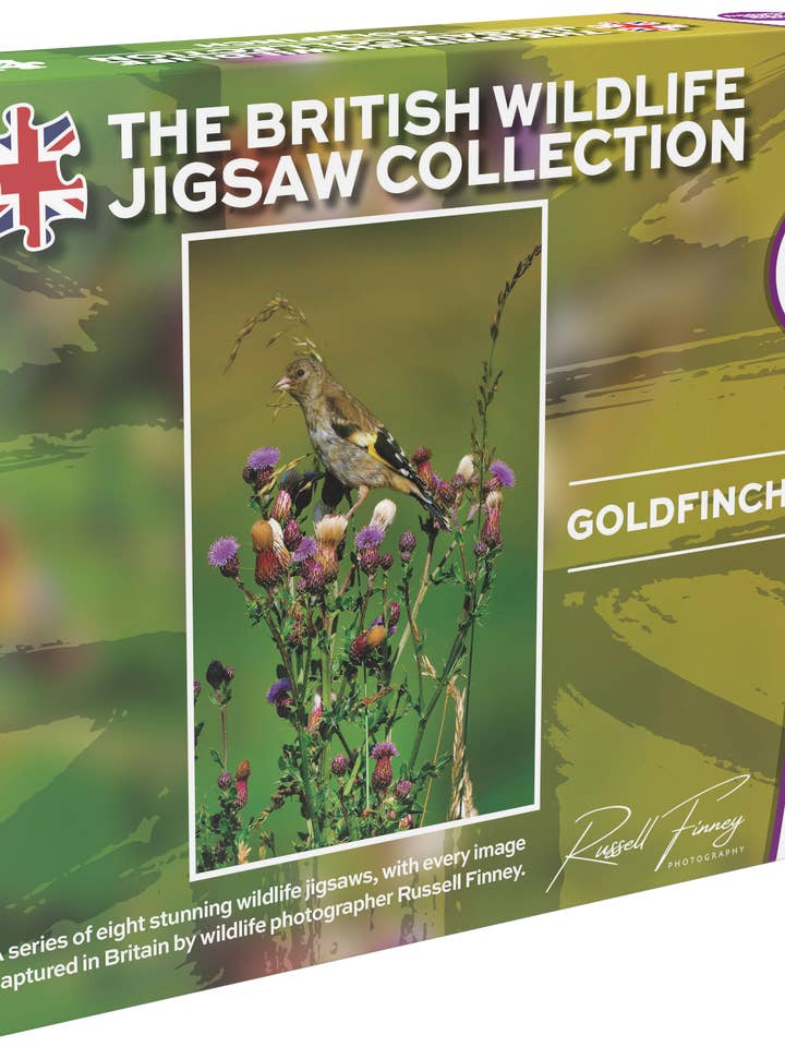 BRITISH WILDLIFE SERIES GOLDFINCH 500 PIECE Jigsaw for wholesale by Go on make me
