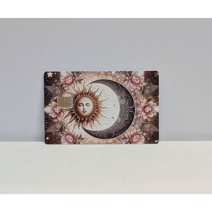 JTV Designs - Wholesale Phone & Laptop Stickers - Sun & Moon Credit/Debit Card Sticker, Skin, Cover1