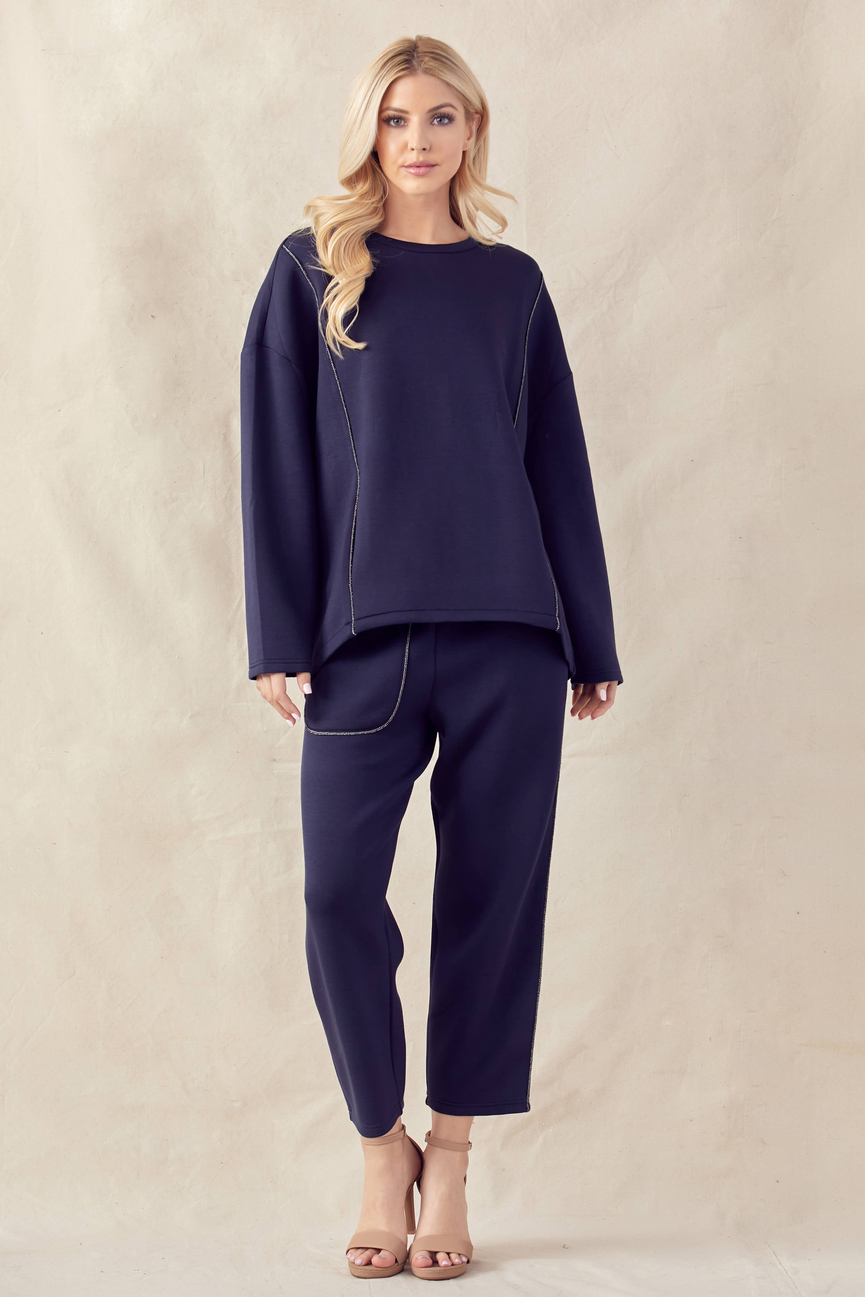 Joh Apparel – Großhandel Hose – Damen – Kelti Stretch Französische Scuba-Strickhose8