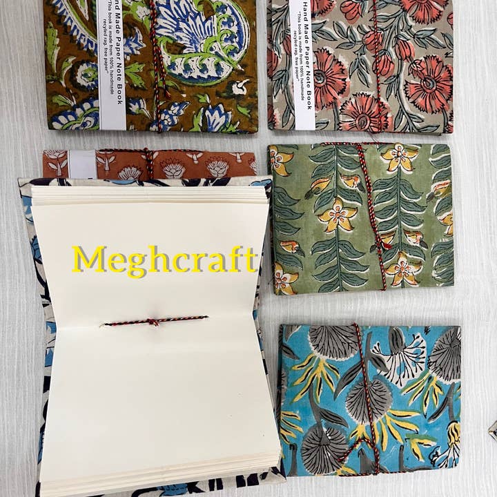 Meghcraft - Wholesale Notebook - Handmade Eco-friendly Recycled Paper Notebook-Handmade diary
