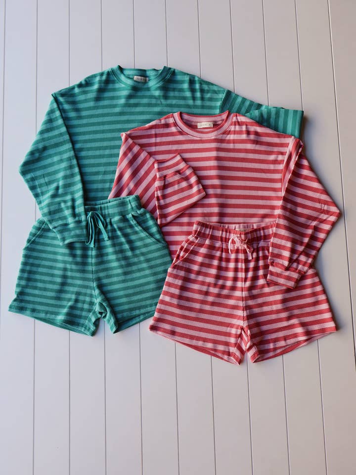 Mama Stripe Waffle Set for wholesale by Axel & Rose