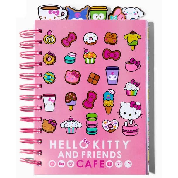 The Zoofy Group , LLC - Wholesale Journal/Diary - Kids - HELLO KITTY AND FRIENDS CAFE TAB JOURNAL