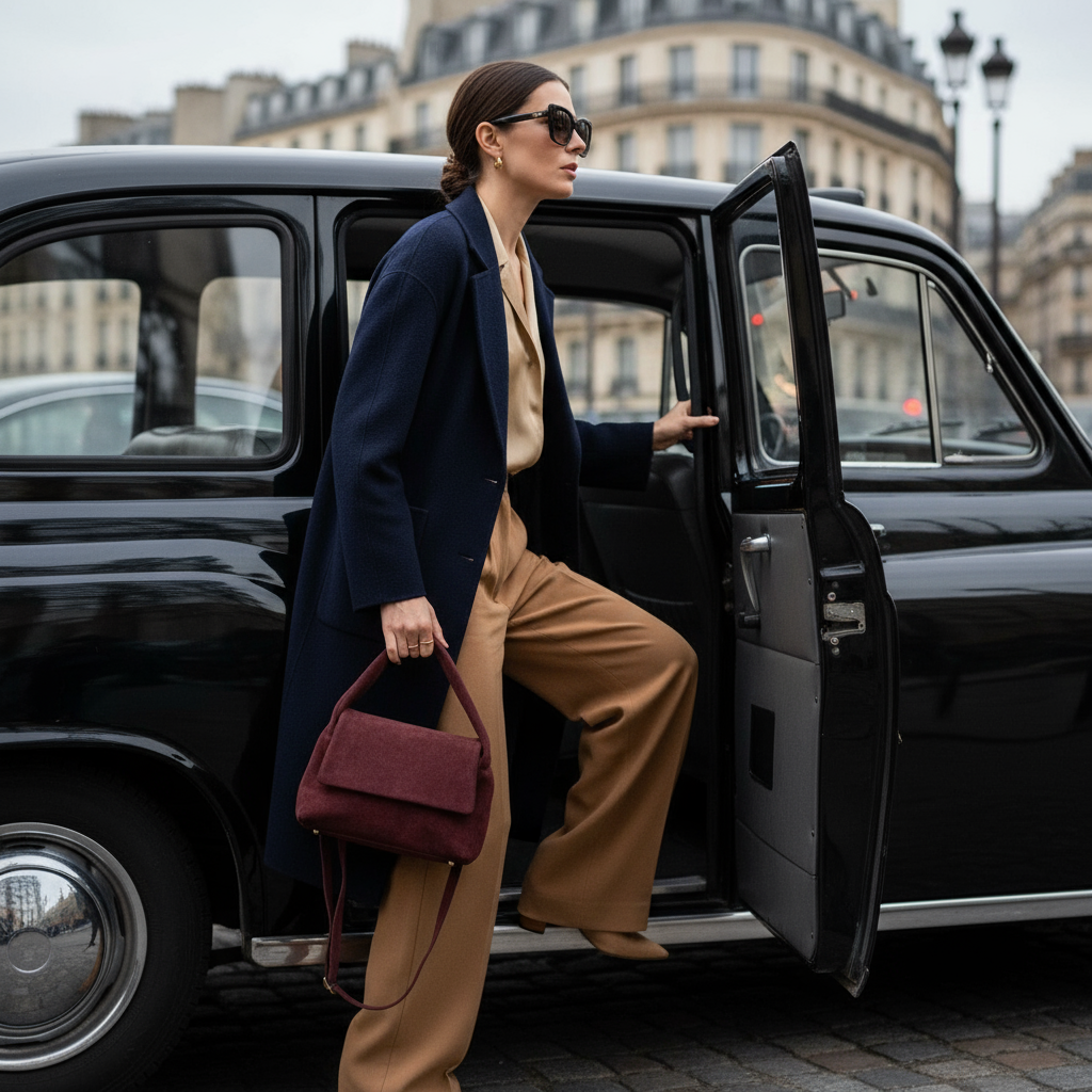 TAKEASY - Vendita all'ingrosso Borsa con manico - Donna - Borsa a mano in pelle scamosciata11