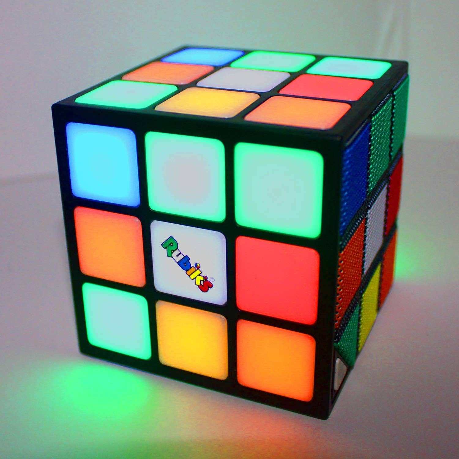 Brand Partners Group - Wholesale Speakers - Rubik's Portable LED Light-Up Cube Bluetooth Speaker3