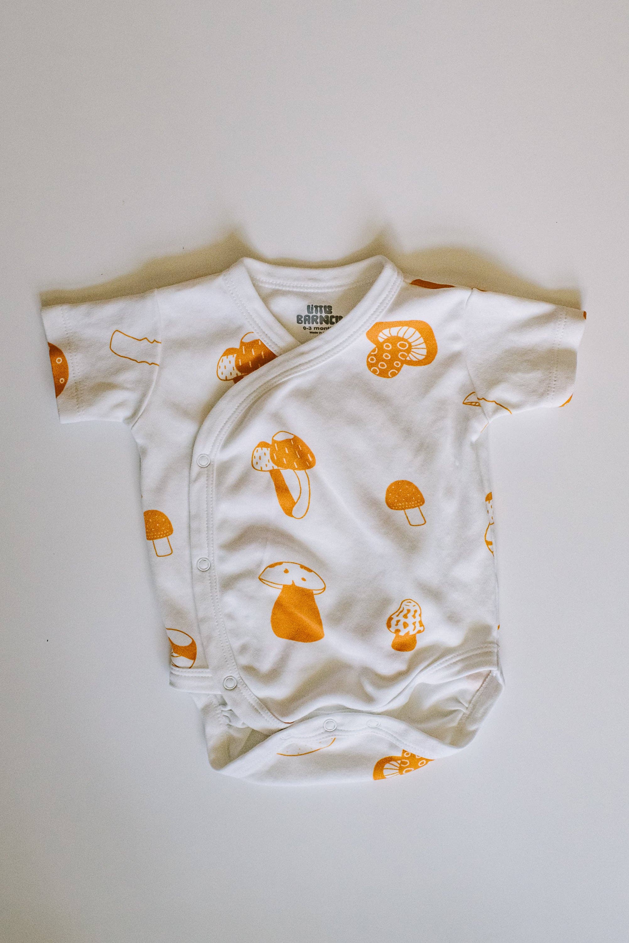 Little Barnacle - Wholesale Bodysuit (Non-Footed) - Baby - Mushroom baby bodysuit - organic cotton1