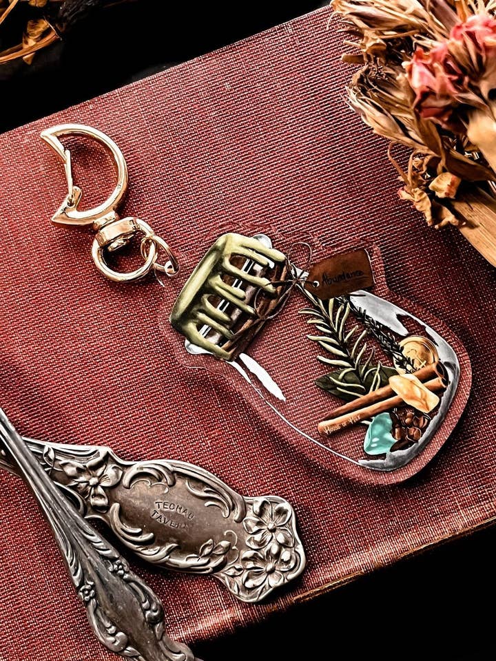 Abundance Jar Keychain for wholesale by House of Hex