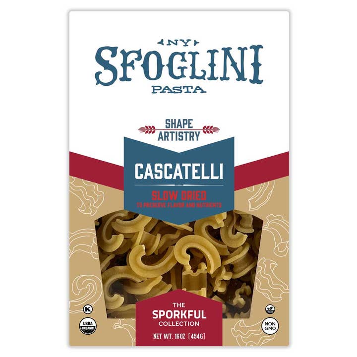 Cascatelli, Organic Durum Semolina Pasta for wholesale by Sfoglini