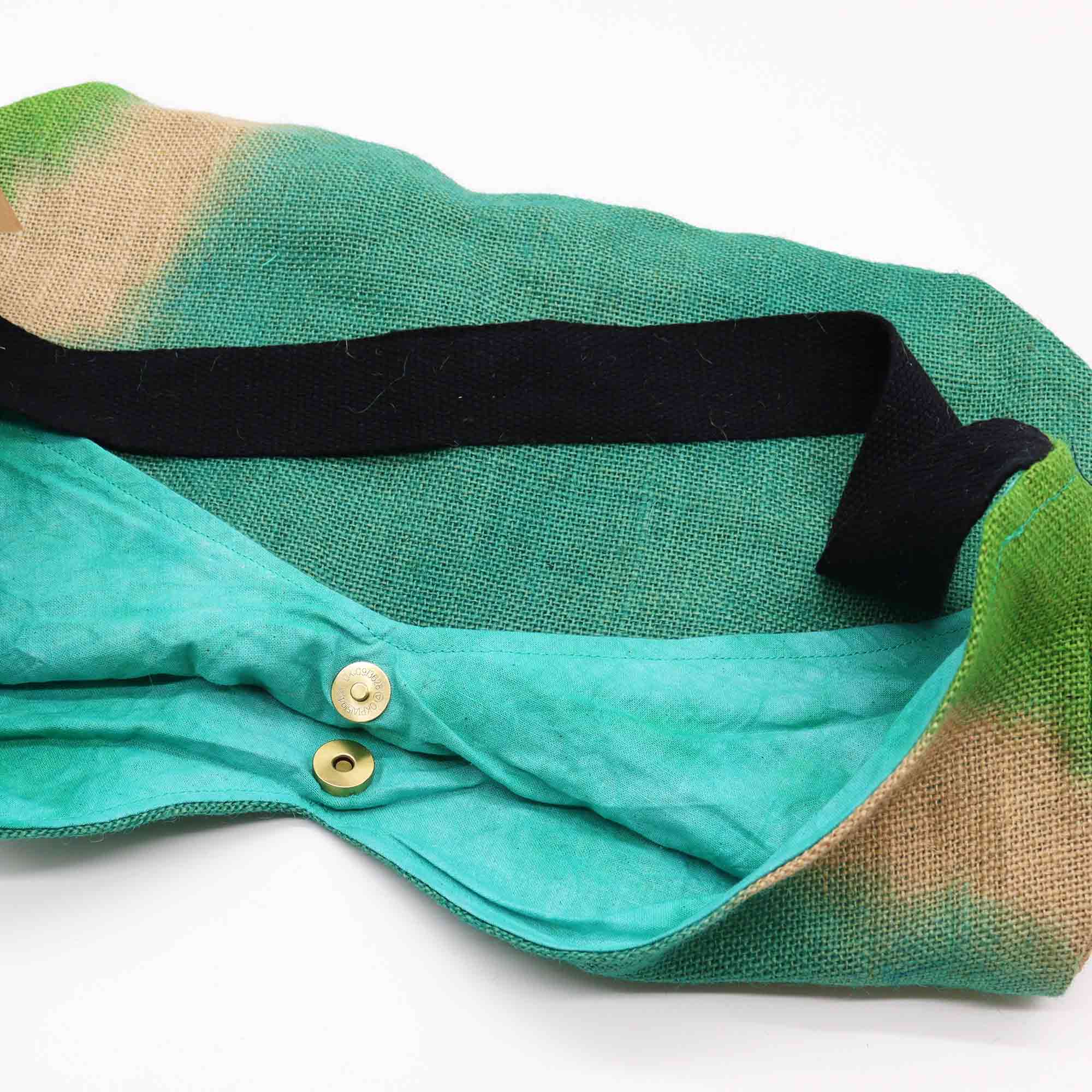 AW Artisan – wholesale Väska med handtag – Dam – Axelremsväska - Blå grön1