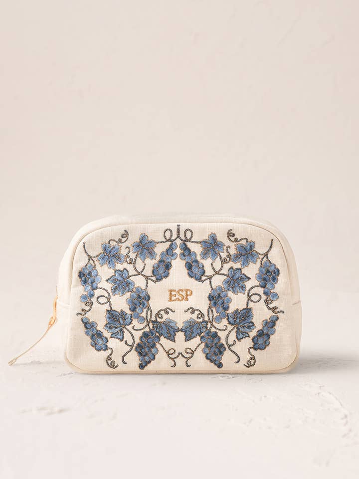Grapevine Makeup Bag for wholesale by Elizabeth Scarlett Ltd