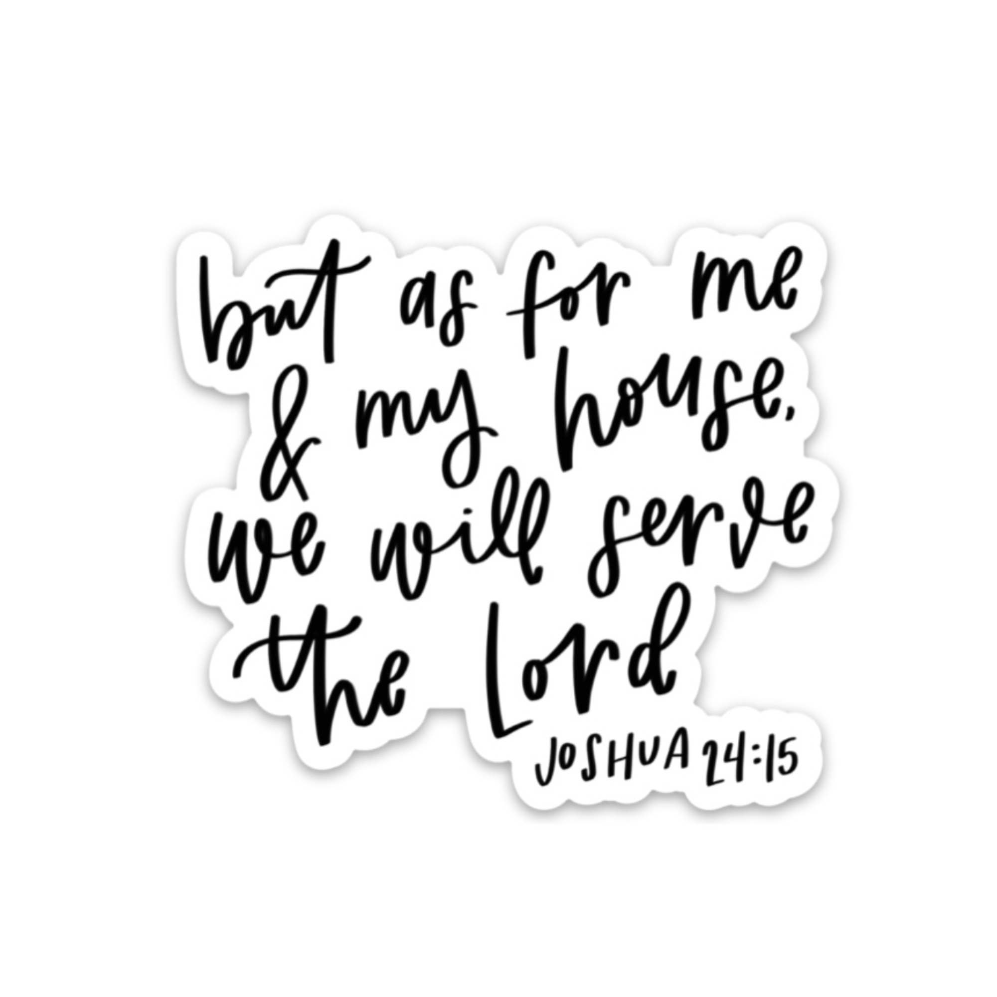 swaygirls - Vente Autocollant - Citations autocollants de verset bibliques | Décalque chrétien | Joshua 24:15