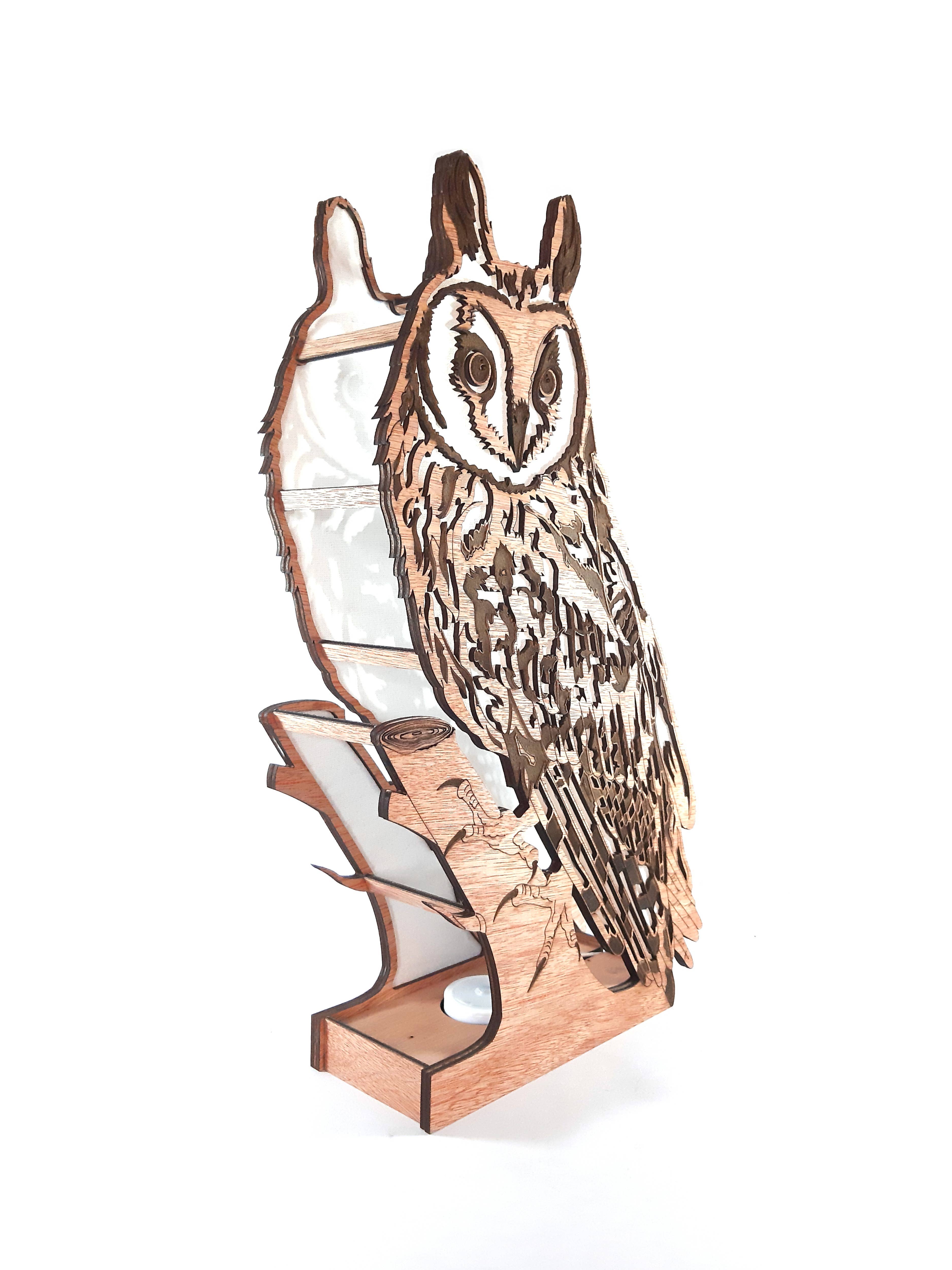 Bluebell Peak Design – Großhandel Akzent-/Schreibtischleuchte – Ambrosious Langohr-Eule, Lampe1