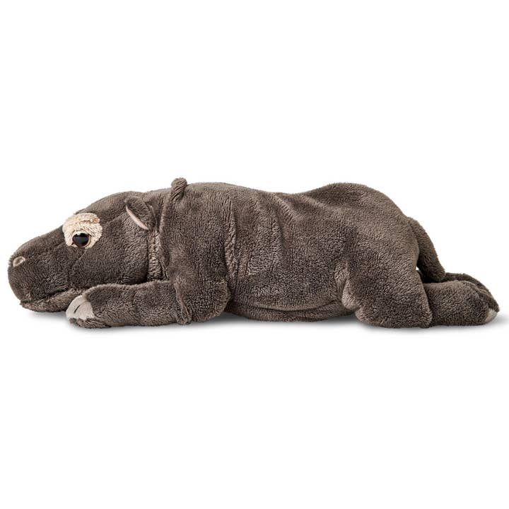Uni Toys - Wholesale Stuffed/Plush Toy - Kids & Baby - Hippo lying down - 30 cm (length) - cuddly/plush toy2
