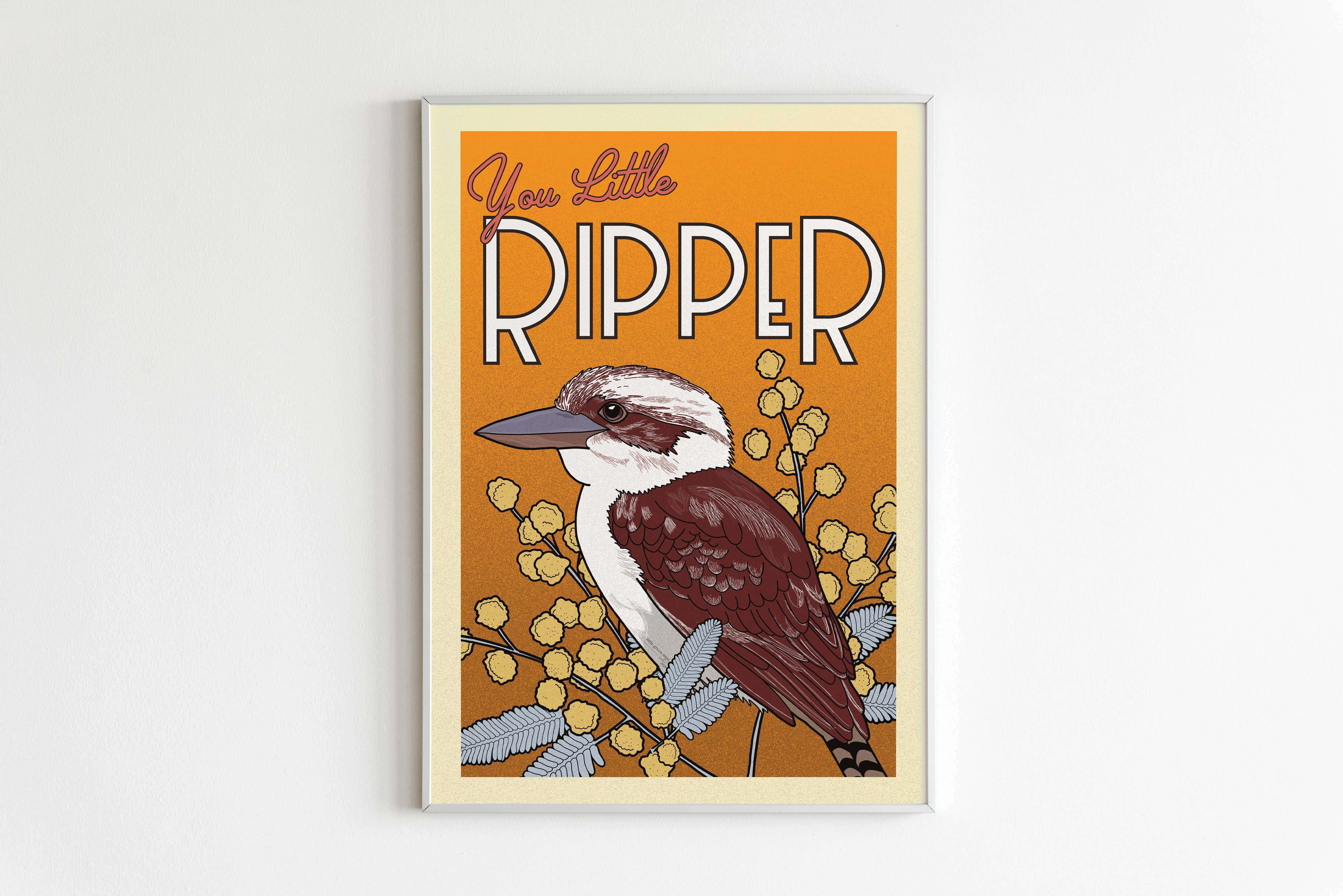 Little Green Mini Creative - Wholesale Poster - Kookaburra Poster | Art Print | Australian Wall Art3