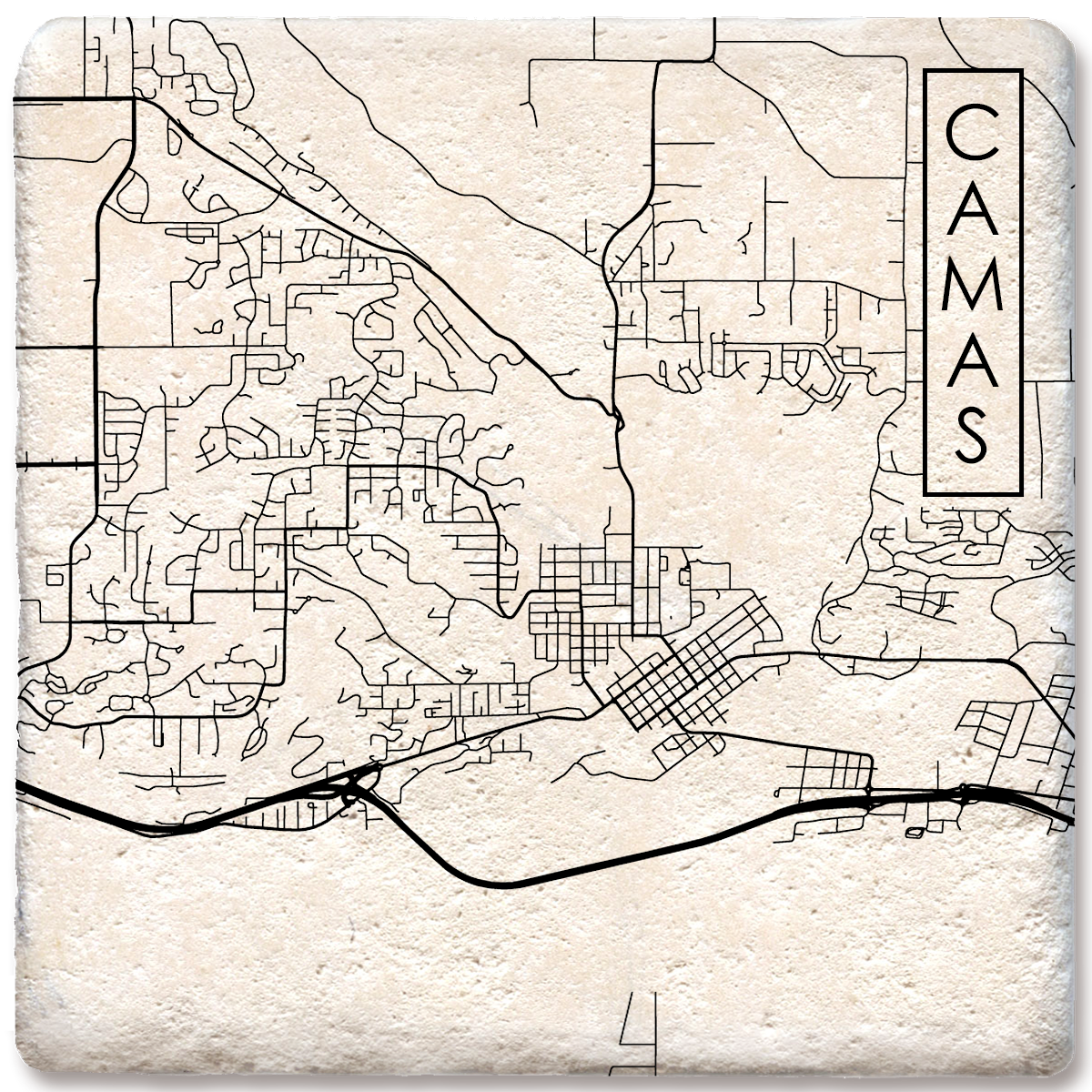 Tipsy Coasters & Gifts - Wholesale Coasters - Custom City Street Map Coaster4