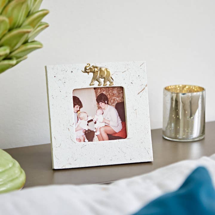 The Paper High Gift Company Limited - Vendita all'ingrosso Cornice portafoto - Cornici portafoto Elephant Dung - Fatte a mano
