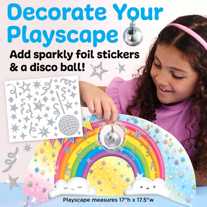 Faber-Castell / Creativity for Kids - Wholesale DIY Craft Kit - Kids - Bubble Gems Pearl Pals Disco Party Diamond Painting Kit