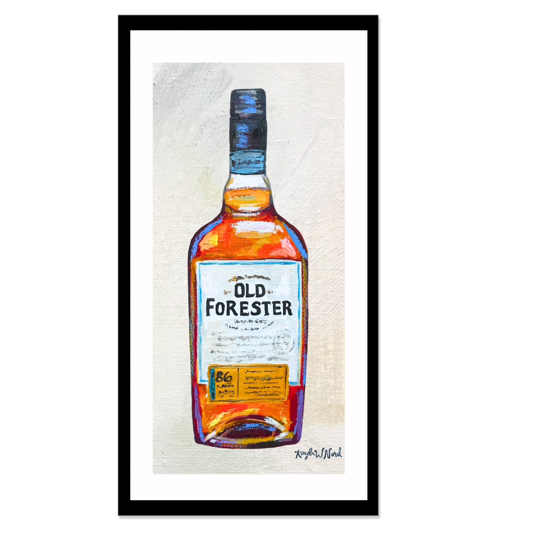 Kayla Weber Art - Wholesale Art Print - "Old Forester" (PRINT)1