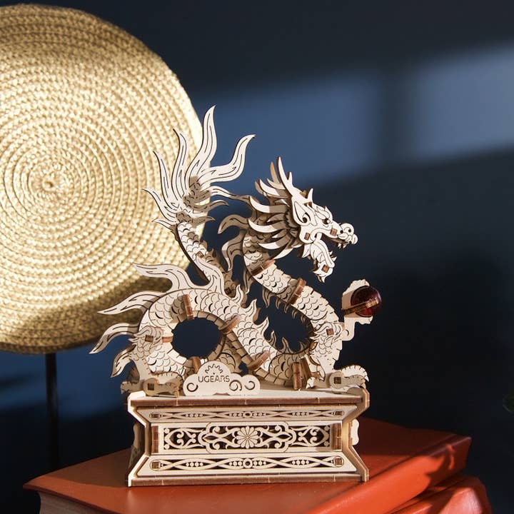 Ukidz LLC - Wholesale DIY Craft Kit - UGears Wooden Dragon -Wooden 3D Puzzles - DIY6